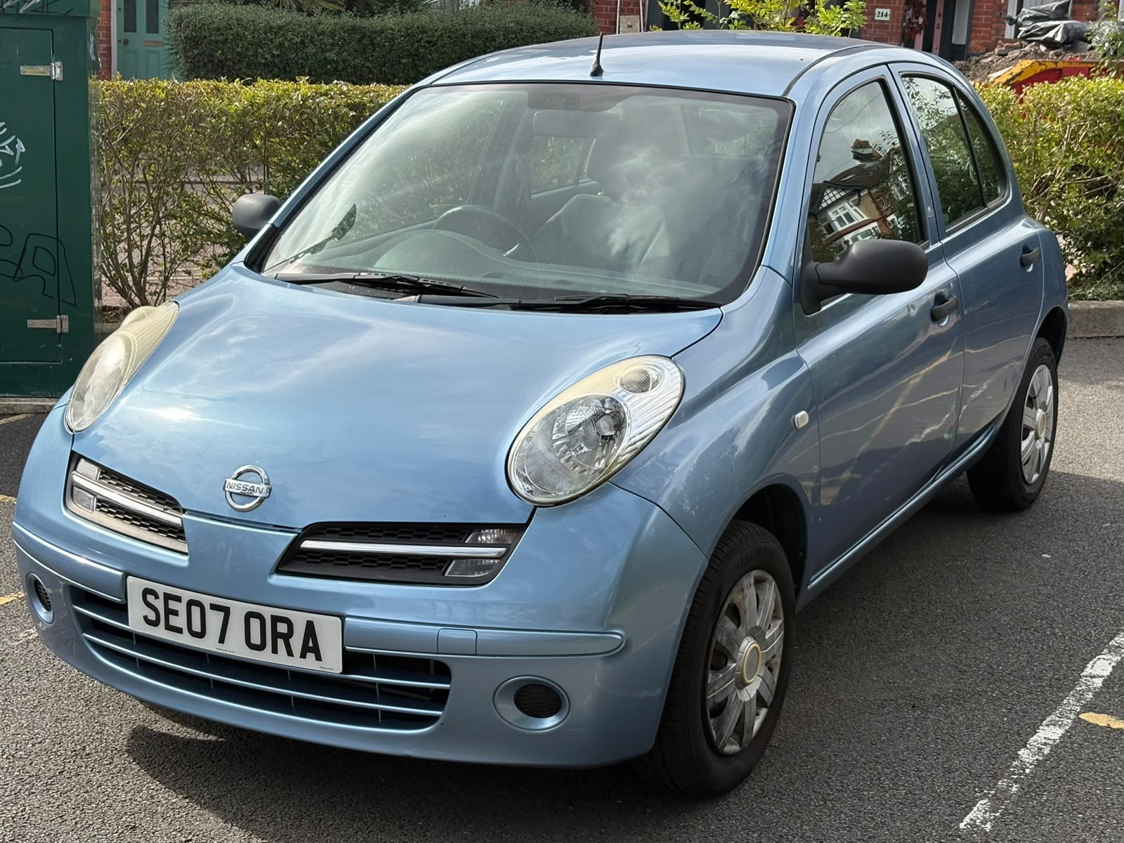 Nissan Micra 1.2 Petrol, SE07 ORA, exterior view